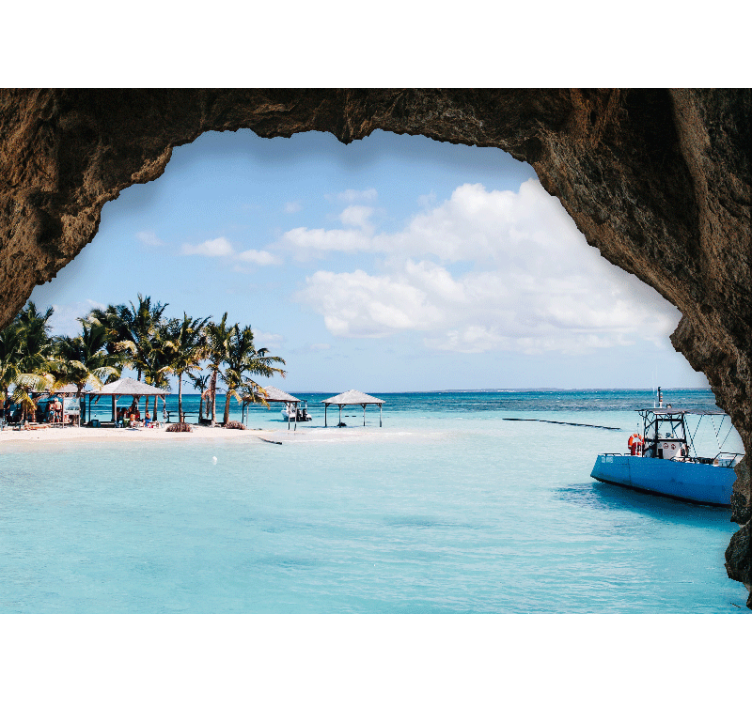 Manzara duvar resim tropikal deniz manzarası - TenStickers