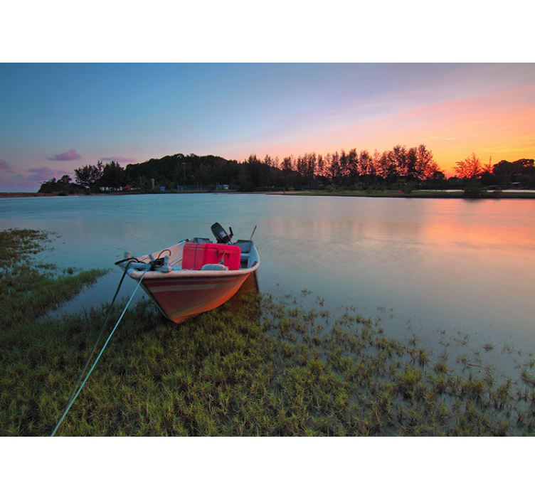 Sakin su manzarası manzara duvar resim - TenStickers