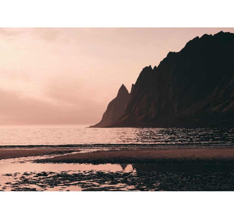 Kıyı ufku manzarası manzara duvar resim - TenStickers