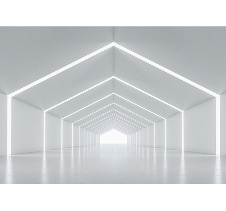 Aynalı parlak melodiler 3 boyutlu duvar kağıdı - TenStickers