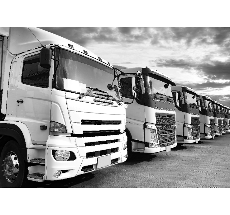 Araç duvar resim kamyonlar sıralaması - TenStickers