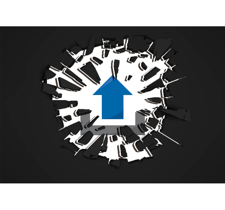 3d etkisi duvar resim - görüşü kıran manzara - TenStickers