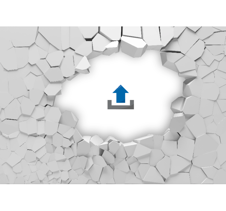 Kırık duvar 3d tuğlalar özel duvar resmi - TenStickers