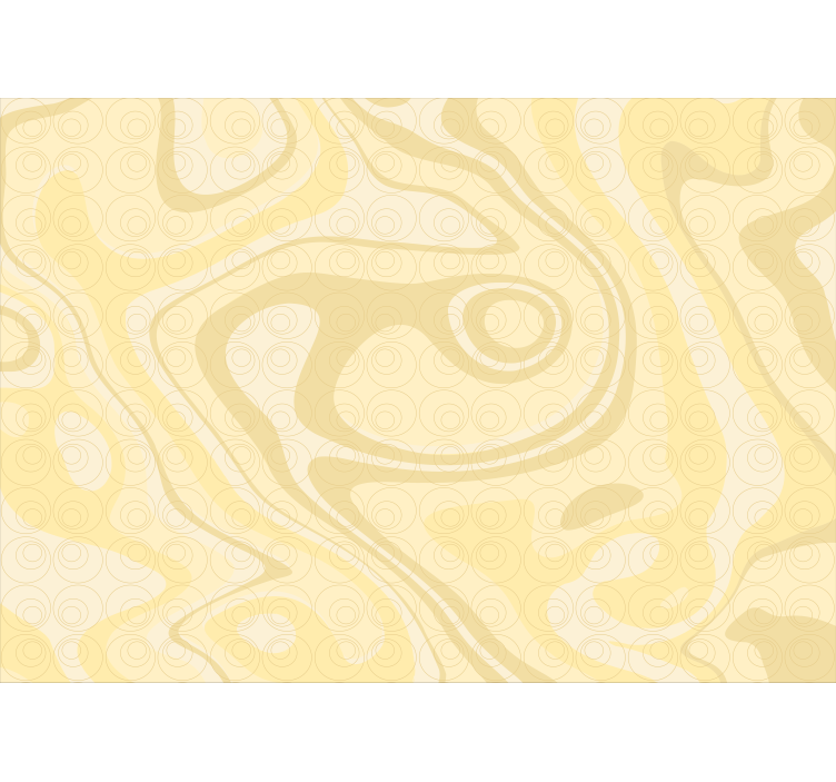 Soyut duvar resim - kavisli Şekiller deseni - TenStickers