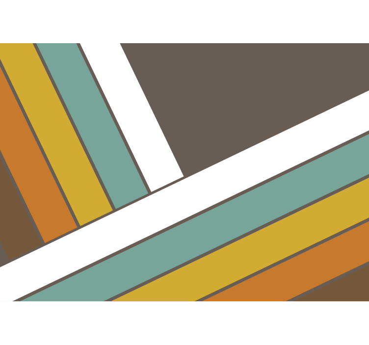 Doku ve desen duvar resim geometrik Çizgi desenleri - TenStickers