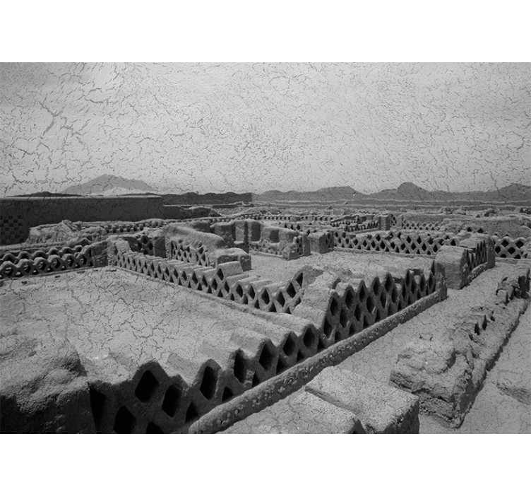 Çöl duvar resmi - Çöl arazisi silueti - TenStickers