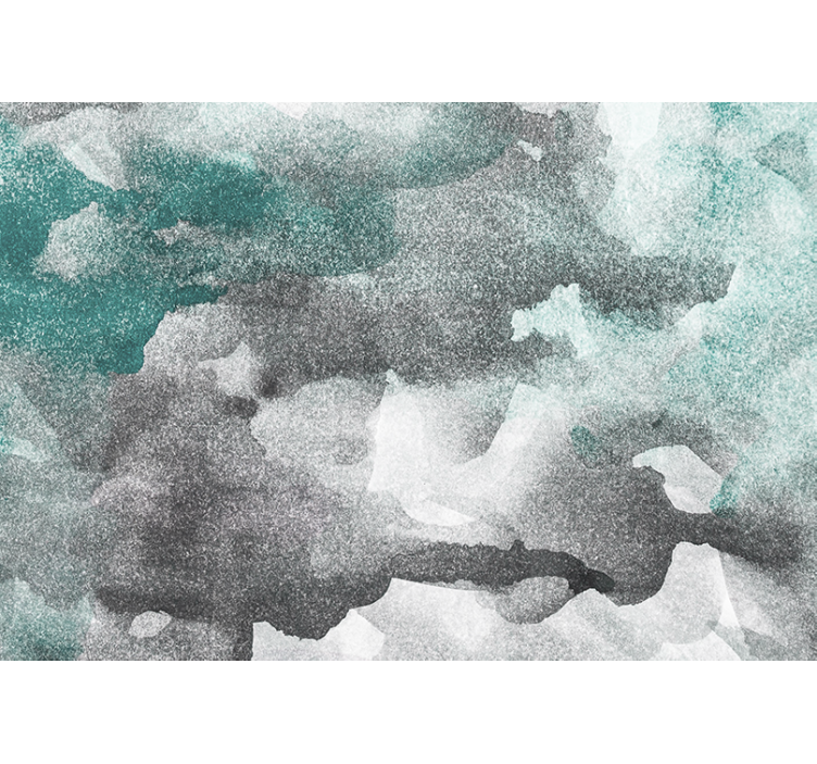 Soyut duvar resim - dokulu gri dalgalar - TenStickers