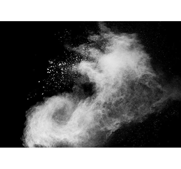 Beyaz toz patlaması evlilik duvar resimleri - TenStickers