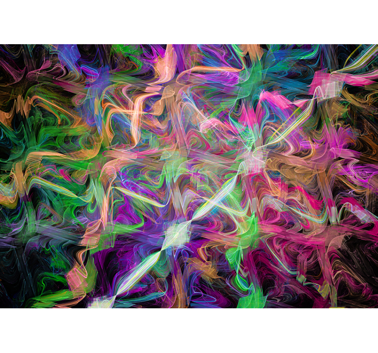 Soyut duvar resim - canlı soyut dönüşler - TenStickers