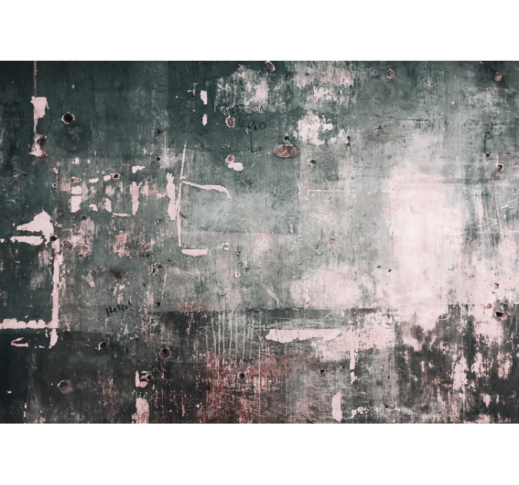 Doku ve desen duvar resim yıpranmış yüzey sanatı - TenStickers