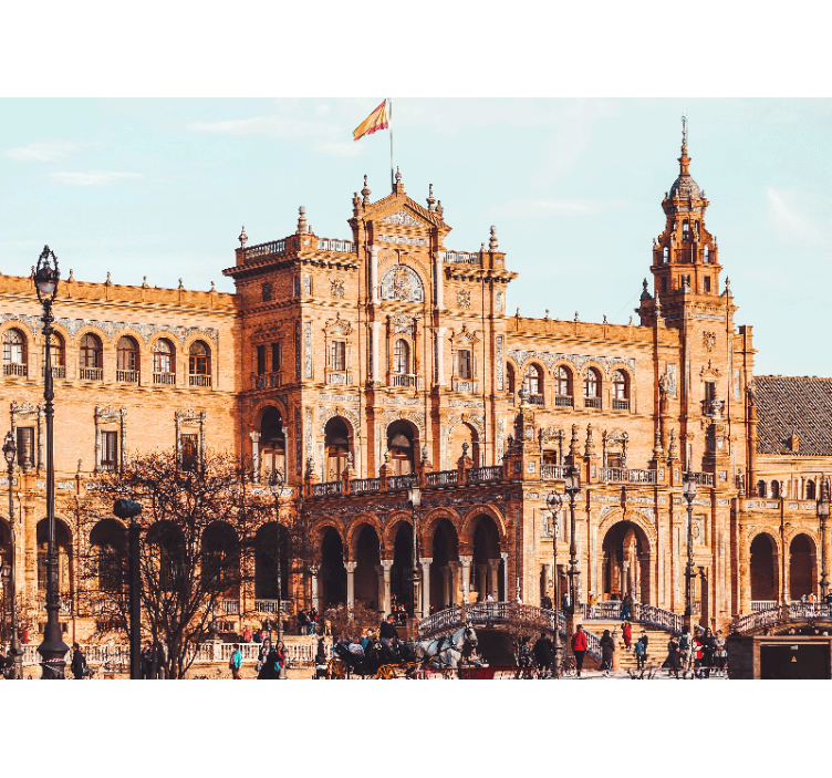Madrid duvar reslim İspanyol tarihi mimarlığı - TenStickers