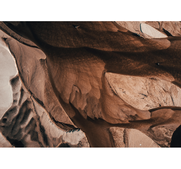 Soyut duvar resim - dokulu kum desenleri - TenStickers