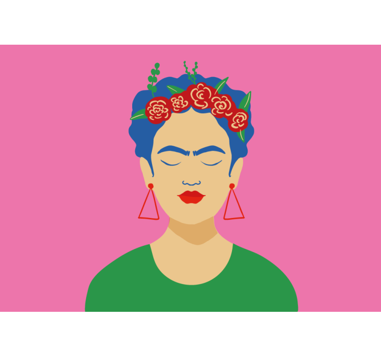 Frida kahlo pop art tasarım kentsel sanat duvar kağıdı - TenStickers
