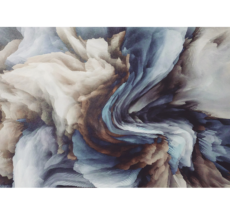 Renkli doku zarif tasarım duvar resmi - TenStickers