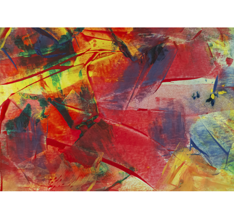 Soyut duvar resim dinamik renk birleşimi - TenStickers