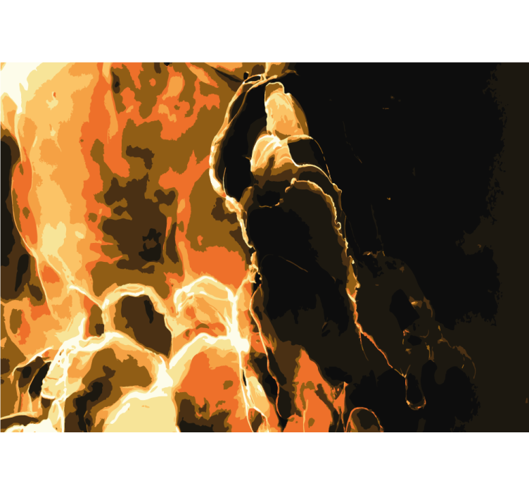 Yeşil duvar resimleri ile mermer tarzı boyama - TenStickers