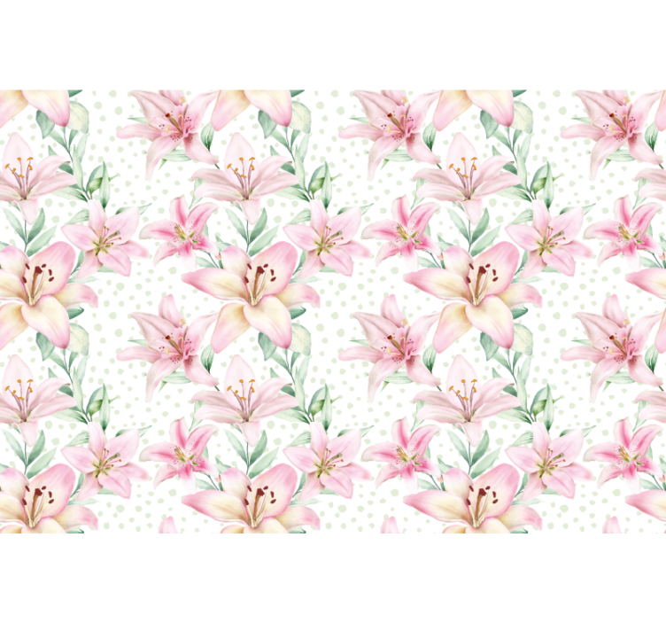 Haşhaş duvar resim - narince zambak Çiçeği - TenStickers