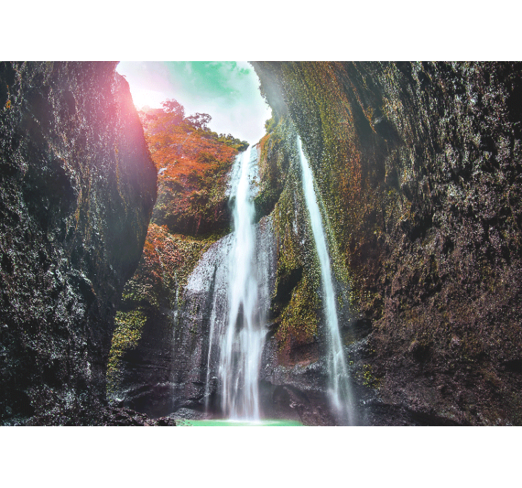 Şelale duvar resmi - görkemli Şelale manzarası - TenStickers