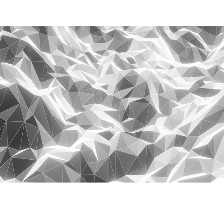 Soyut duvar resmi - geometrik taş deseni - TenStickers