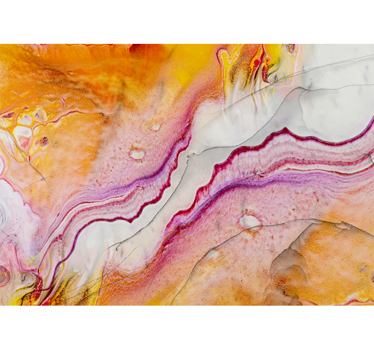 Soyut duvar resim - canlı akışkan desenler - TenStickers