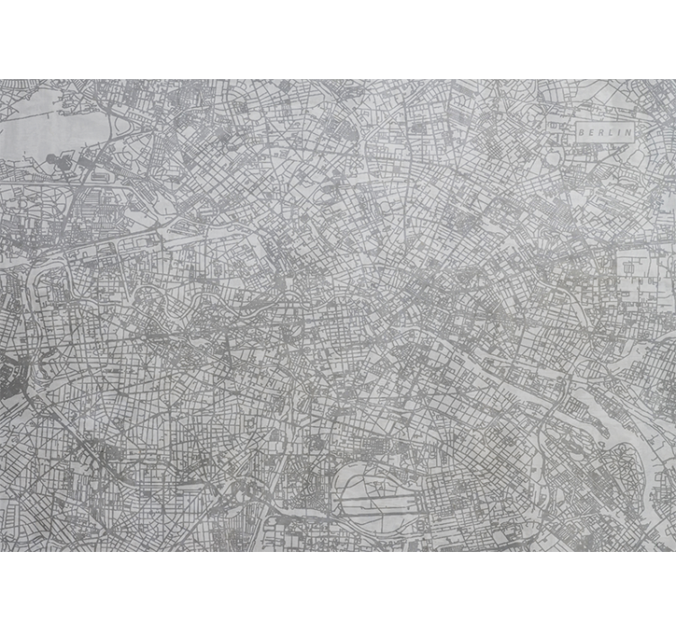 Berlin duvar resim - berlin'in detaylı haritası - TenStickers