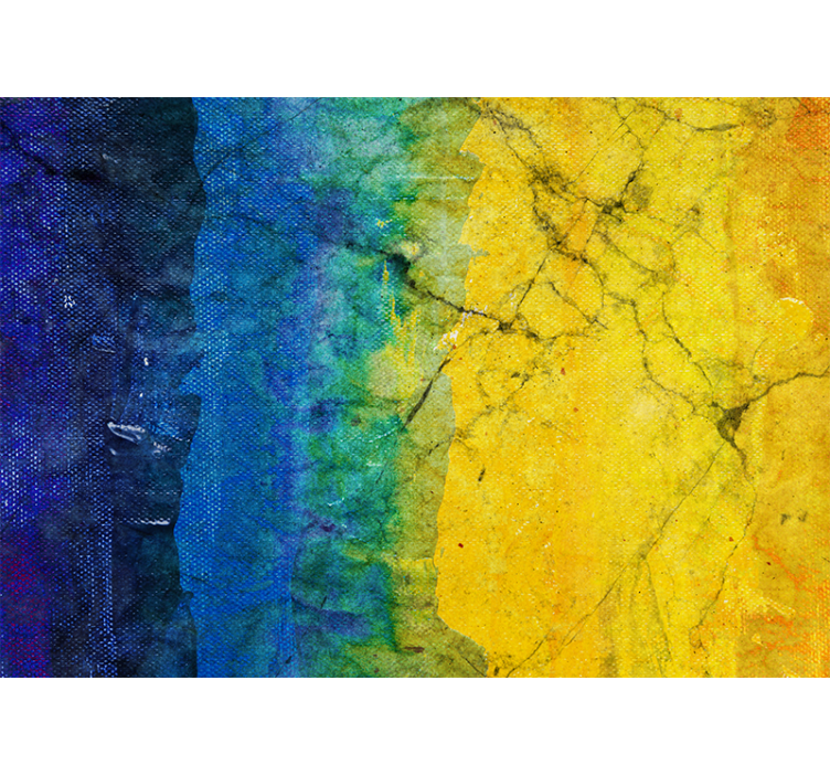 Soyut duvar resim - canlı renk karışımları - TenStickers