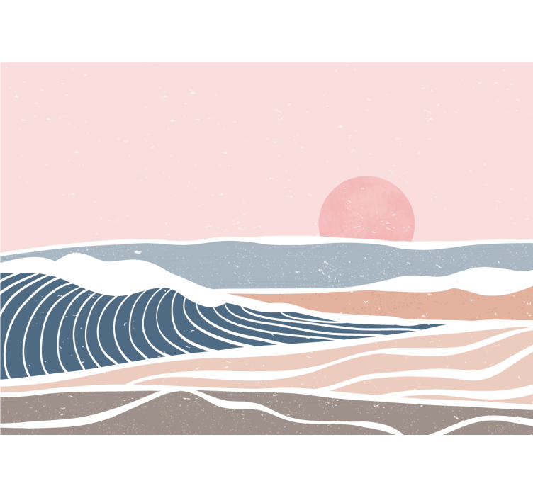 Doğa duvar resim - sakin kıyı manzarası - TenStickers