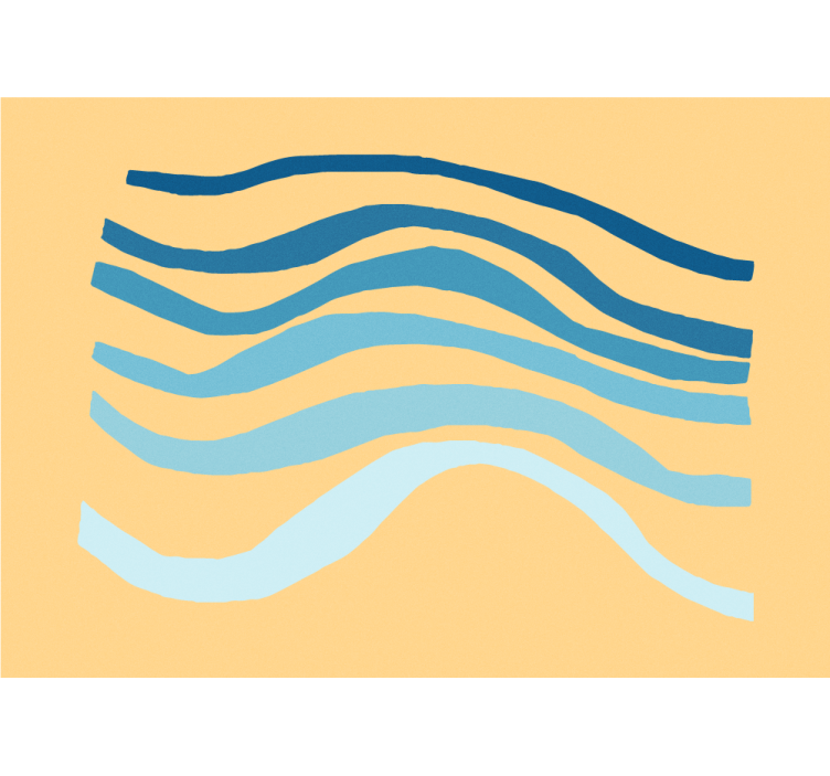 Soyut duvar resmi dalgalı Çizgiler dokusu - TenStickers