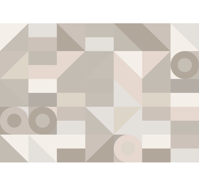 Doku ve desen duvar resim geometrik desenli Şekiller - TenStickers
