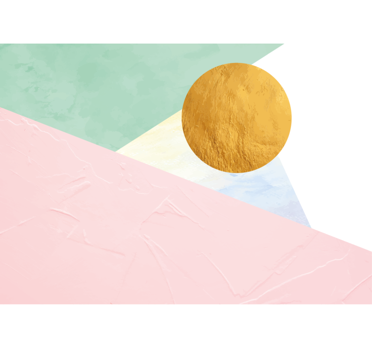 Soyut duvar resim - Şık geometrik Şekiller - TenStickers