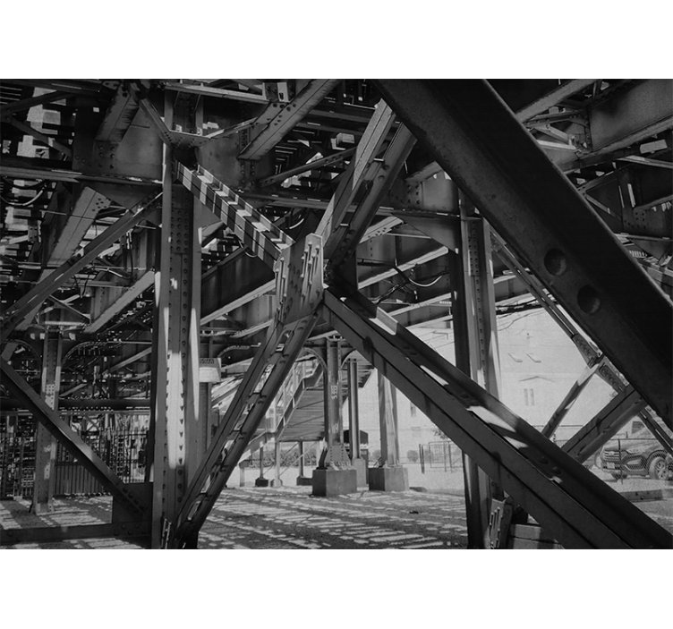 Şehir ve Ülke duvar resim - kentsel yapı tasarımı - TenStickers