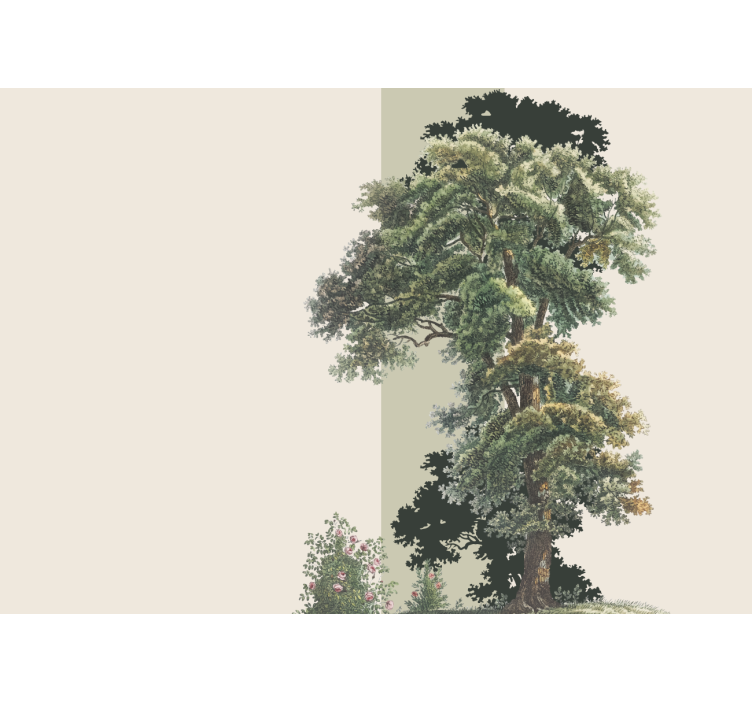 Estetik ağaç tasarımı evlilik duvar resimleri - TenStickers