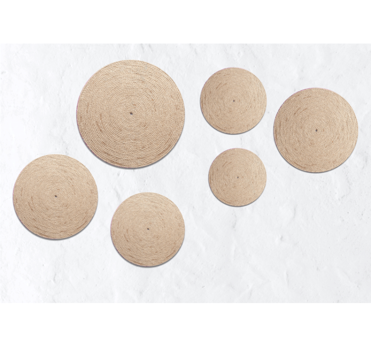 "boho" doku imitasyon duvar kağıdı - TenStickers