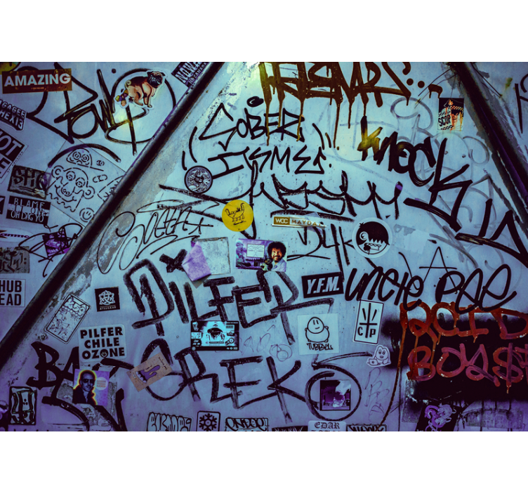 Kentsel sanat duvar resmi - kentsel etiketleme sanatı - TenStickers