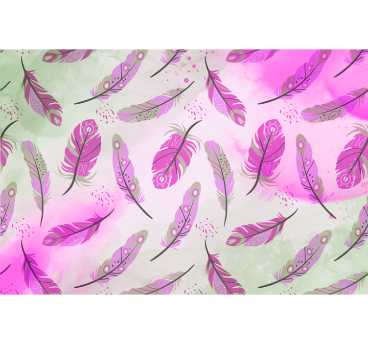 Boho tüyler zen duvar resmi - TenStickers