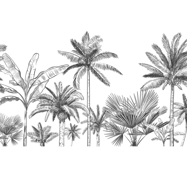 Orman resmi panoramik duvar kağıdı - TenStickers