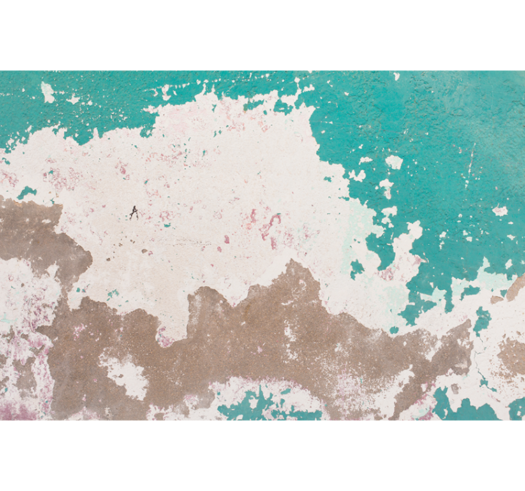 Grunge Kaplı Duvar doku ve desen duvar halısı - TenStickers