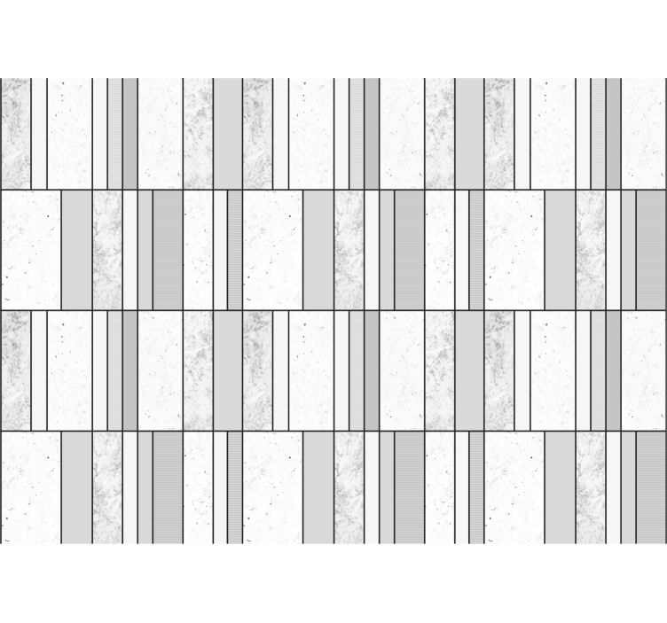 Mermer Siyah Çizgiler ile banyo duvar halısı - TenStickers