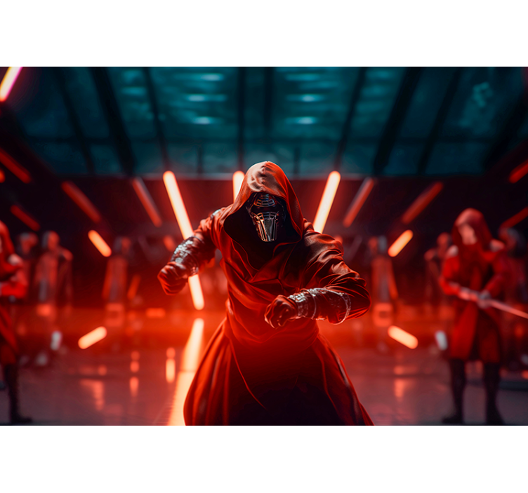 Galaksiyel Kötü Savaşçı genç yatak odası duvar halısı - TenStickers