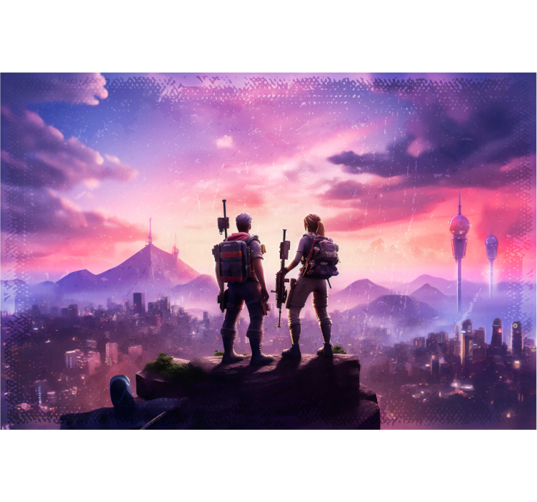 Kahramanlar macerada!Türkçe: Kahramanlar maceraya! genç yatak oda - TenStickers