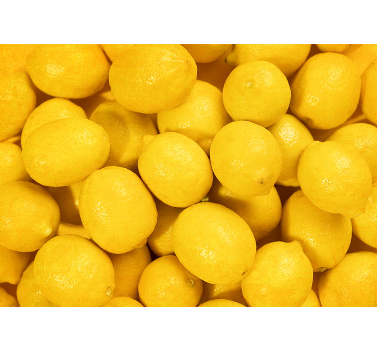 Limonlar mutfak duvar halısı - TenStickers