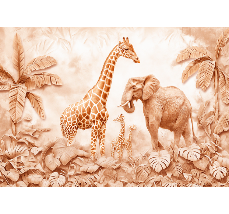 Soyut savan Duvar resimleri - TenStickers