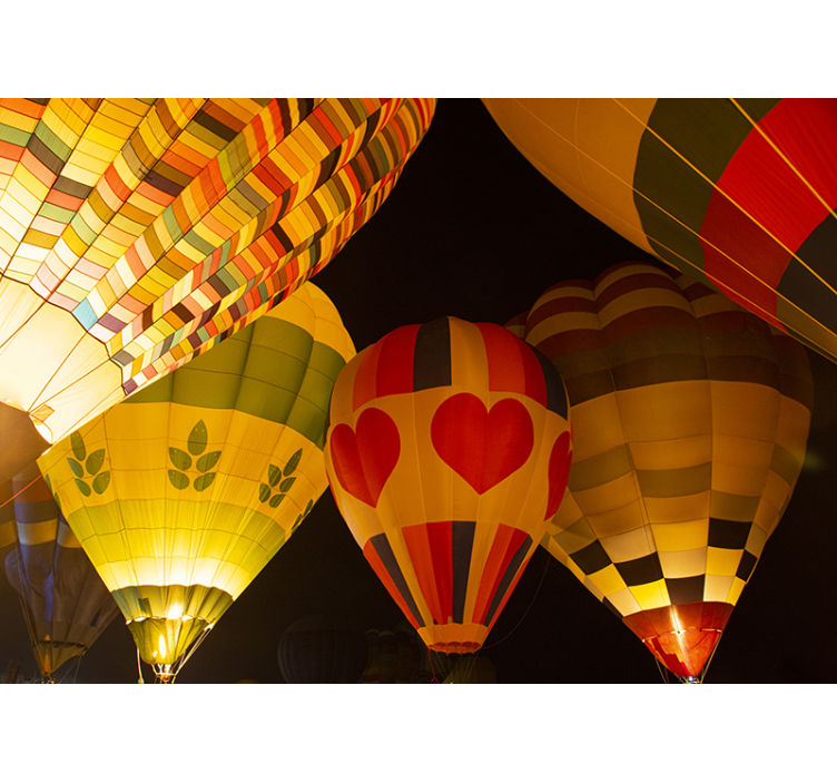 Gece duvar duvardan uçan - TenStickers