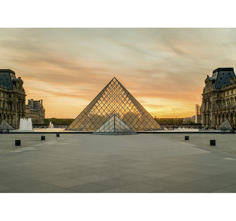 Louvre müzesi paris duvar resmi - TenStickers