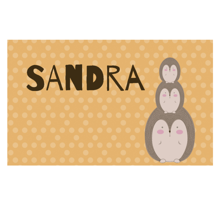 Sevimli yığılmış kirpiler çocuk odası duvar reslim - TenStickers