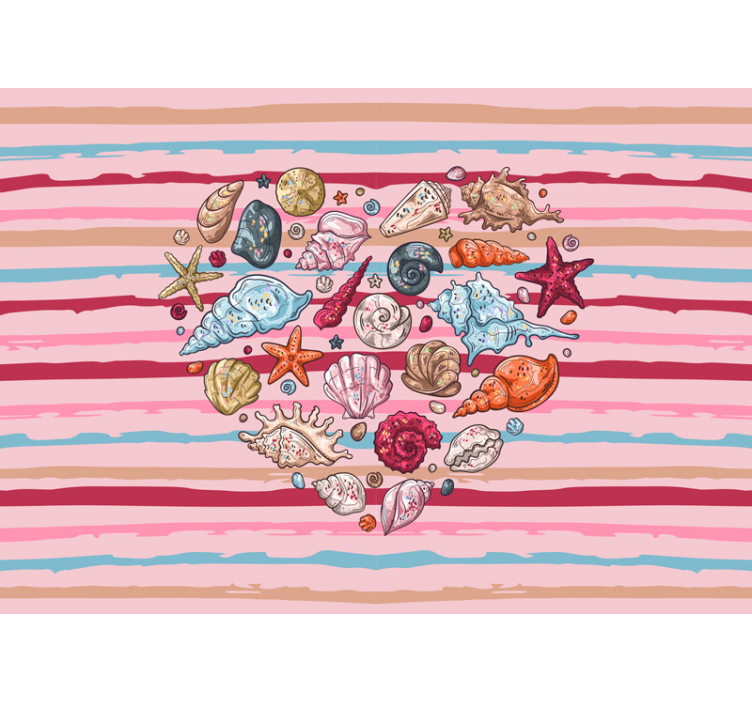 Deniz aşk hayvan duvar resmi - TenStickers