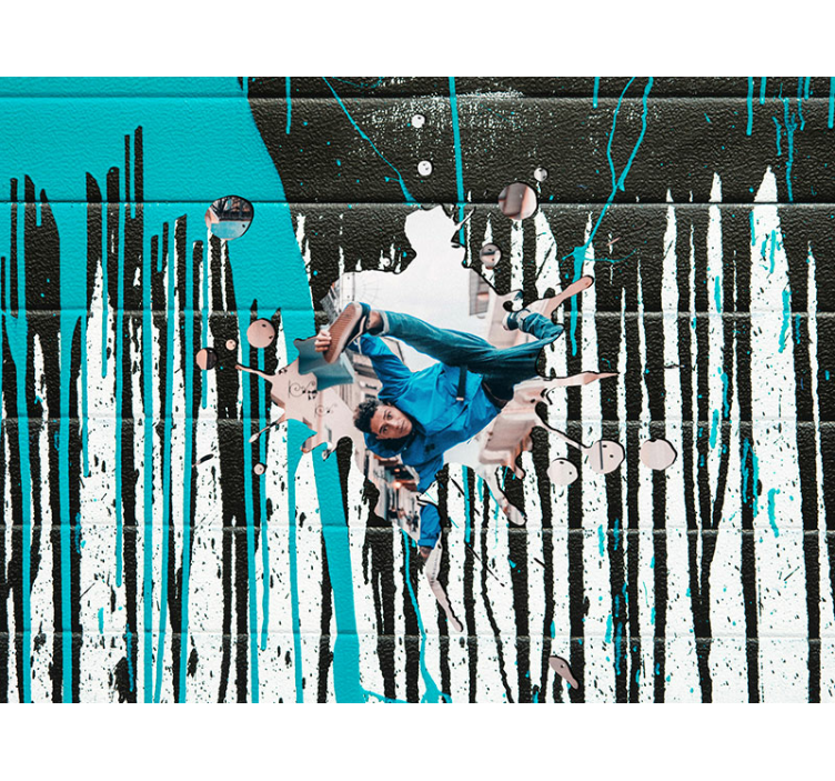 Foto özel ile grafiti tarzı fotomural - TenStickers