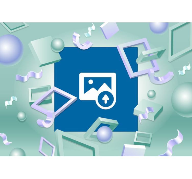 El tutan çiçekler çiçek duvar resim - TenStickers