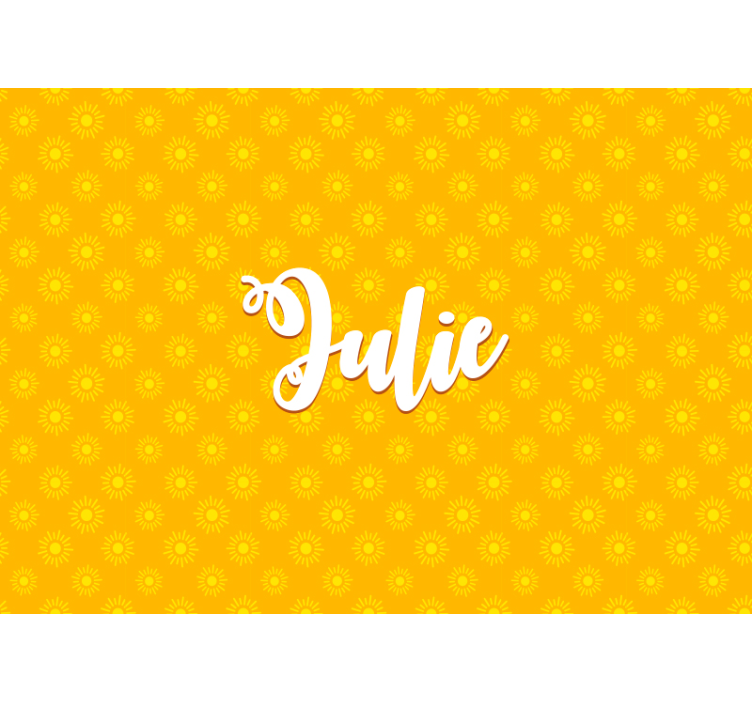 Ayçiçeği desenli arka plan çocuk odası duvar reslim - TenStickers