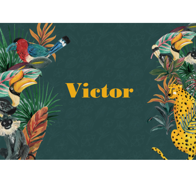 Hayvan duvar resim - egzotik yaban hayatı keşfi - TenStickers